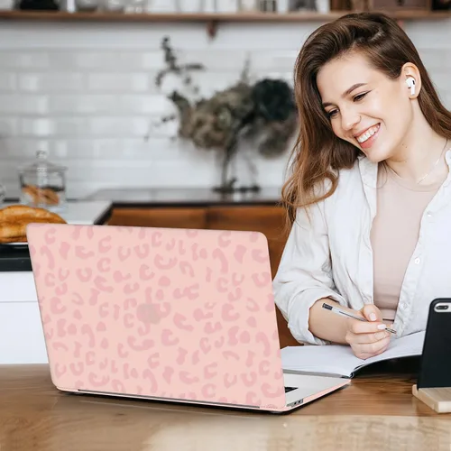 Vista 8 de iCasso Funda para MacBook Air de 13 pulgadas 2021, 2020-2018 M1/A2337/A2179/A1932 con pantalla Retina Touch ID, bonita funda protectora rígida