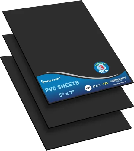 Vista 30 de Mega Format Hojas de plástico de PVC expandido, hoja blanca rígida de 8.5 x 11 pulgadas para manualidades, señalización y exhibiciones, tablero
