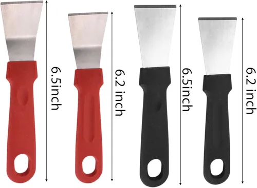 Vista 2 de 4 espátulas brillantes multiusos de limpieza de cocina, campana extractora de humos de aceite, espátula de suciedad obstinada, nevera, congelador