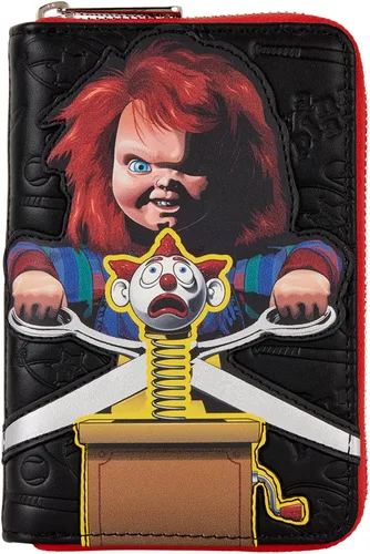Loungefly Cartera universal Chucky con cremallera alrededor