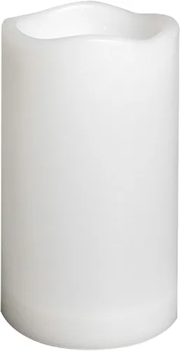Vista 12 de Velas de pilar sin llama para interiores y exteriores, paquete de 4 velas LED eléctricas de resina plástica que funcionan con pilas, con función