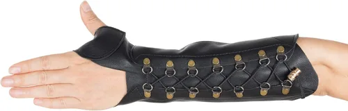 PU cuero tiro con arco protector de brazo protector de mano de arco largo caza tiro