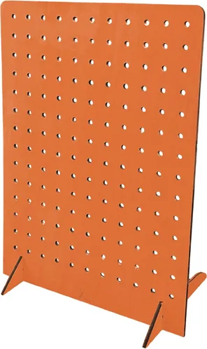 Vista 19 de Soporte de exhibición de tablero perforado para joyas, ferias de manualidades, ventas, eventos de proveedores, herramientas, accesorios para tablero