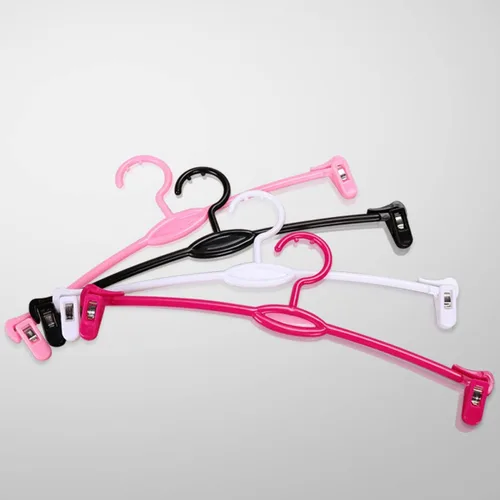 Vista 7 de Homoyoyo 15 Uds. Prácticas para el hogar para la tienda, ropa interior, vestidos de ropa interior, abrigo de secado negro con clips, sujetador