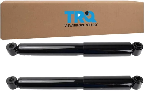 Vista 60 de TRQ Juego de amortiguadores traseros compatible con Chevrolet Express 1500 2003-2014, Express 3500 2006-2022, GMC Savana 1500, Savana 3500
