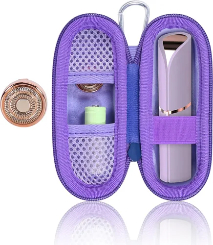 co2CREA Estuche rígido y cabezal de repuesto compatible con Finishing Touch Flawless Facial Removedor de vello facial eléctrico para mujeres (funda