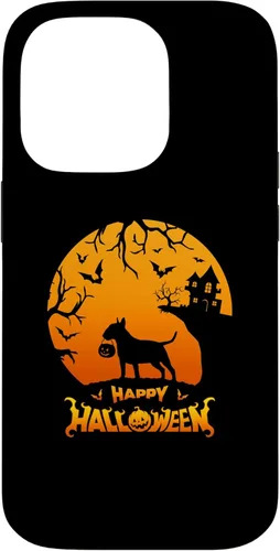 Vista 17 de iPhone 16 Bull Terrier Happy Halloween Costume Pumpkin Dog Boo Dogs Case