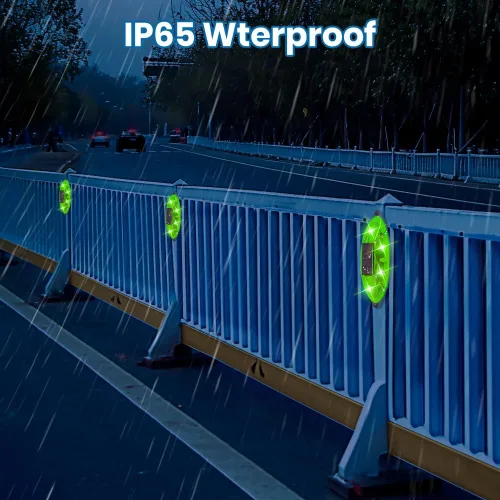 Vista 5 de Luz estroboscópica solar de advertencia LED sensible lámpara de advertencia súper brillante IP65 impermeable control de luz intermitente barricada