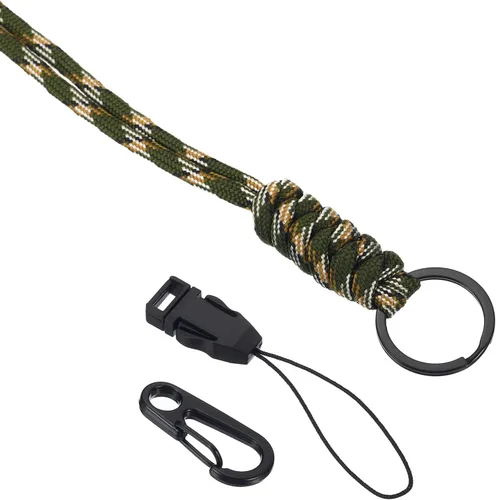 Vista 5 de PATIKIL Cordón para el cuello con gancho, cordón ajustable de correa larga para tarjetas de identificación, llaveros para portatarjetas