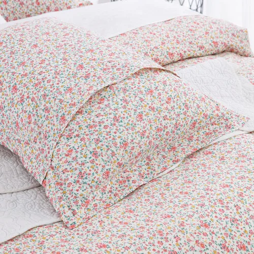 Vista 6 de DAUAOTO Juego de funda de edredón Twin XL de 68"X92", ropa de cama de algodón con estampado de granja para cama Twin XL extra larga, patrón floral