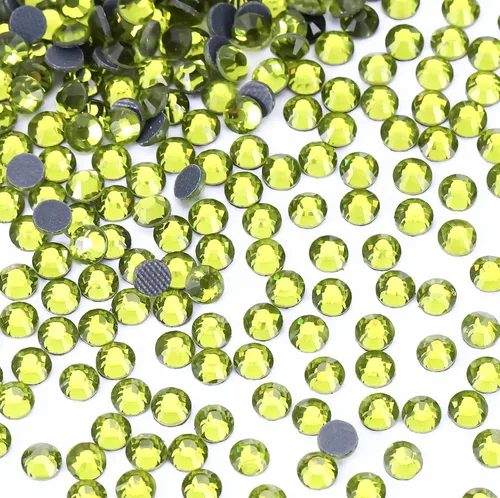 Vista 46 de 1440 piezas de diamantes de imitación termoadhesivos SS20 color púrpura2 con parte posterior plana, gemas de cristal de vidrio para ropa, camisas