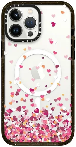 Vista 232 de Funda Impact de CASETiFY para iPhone 13 Pro Max [Protección contra caídas de grado militar 4X de 2.5 m/Compatible con Magsafe] - Corazones