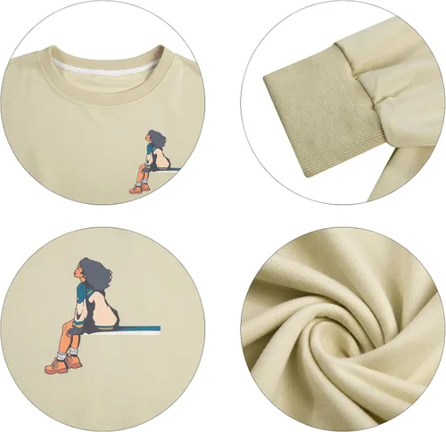 Vista 6 de FLOYU Sudadera SOS Album para mujer, camiseta de manga larga de R&B Hip Hop