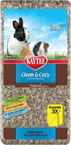 Ropa de cama limpia y tierna para animal pequeño Kaytee, Natural