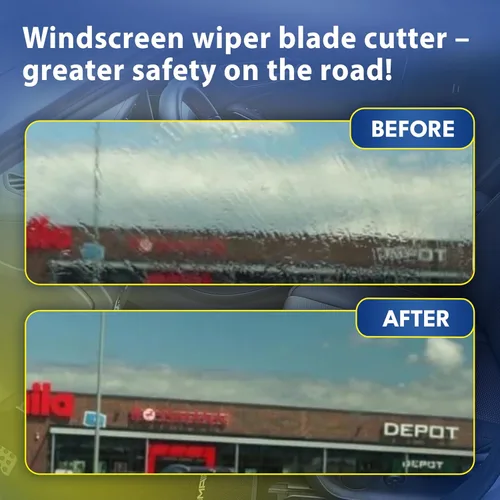 Vista 2 de Herramienta restauradora de escobillas limpiaparabrisas ATG® – Corrige las escobillas con rayas en segundos – Cortador universal para todas