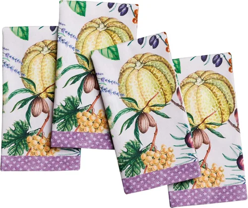 Vista 40 de Maison d' Hermine Juego de 4 servilletas de tela 100% algodón, suaves y duraderas, servilletas cuadradas reutilizables para uso diario, lavables