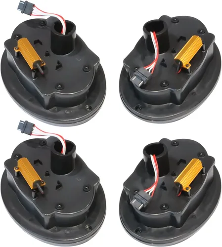 Vista 7 de Corvette C5 - Luces traseras LED para freno, lámpara de freno compatible con Chevy C5 Corvette 1997-2004 (NEGRO), sin arnés Hyperflash LFMOT00990