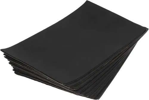 uxcell 9 unids 0.118 in 118mil 14.49sqft Sound Deadener aislamiento Mat mezcla algodón puerta audio aislamiento aislamiento calor escudo material
