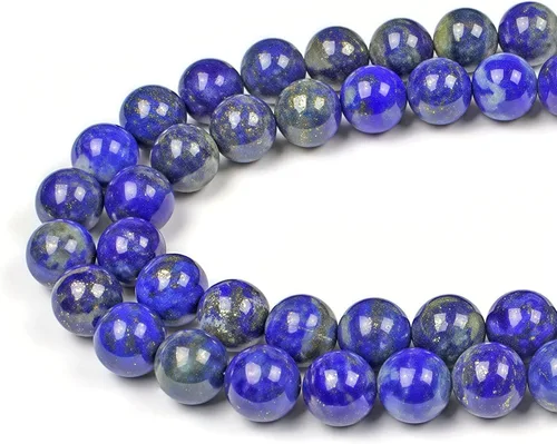 Vista 30 de MJDCB Cuentas de Amatista Natural de Ensueño Redondas de Piedra Cuentas Sueltas para Hacer Joyas 15" (8mm)