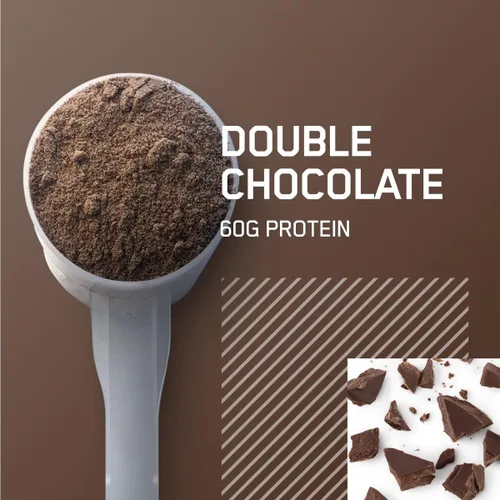Vista 2 de Optimum Nutrition GS Pro Gainer Proteína en Polvo para Ganar Peso, Doble Chocolate, 5.09 Libras (El Empaquetado Puede Variar)