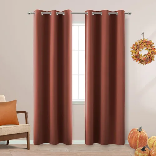 Vista 195 de KOUFALL Cortinas Doradas de Lujo Opacas para Sala de Estar, Elegantes Modernas Cortinas para Sala de 84 Pulgadas de Largo 2025