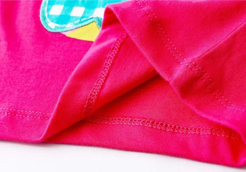 Vista 4 de Bumeex Toddler Girls Summer Outfit Cotton Top and Shorts Clothing Set