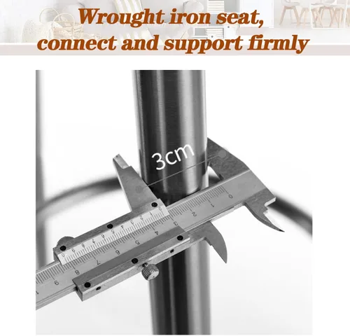 Vista 6 de Natliedop Taburetes de bar, Taburetes de bar Taburetes de altura de mostrador, Taburete de bar, 360 grados giratorio parte superior, con respaldo