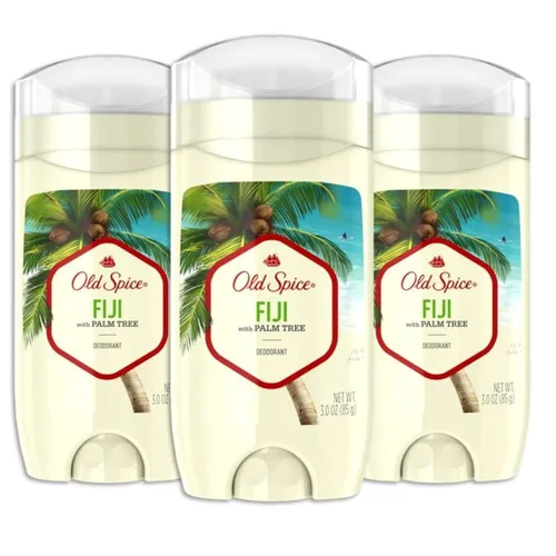 Vista 8 de Old Spice Desodorante sin aluminio para hombres, Fiji con aroma a palmera, 3.0 onzas, (paquete de 3)
