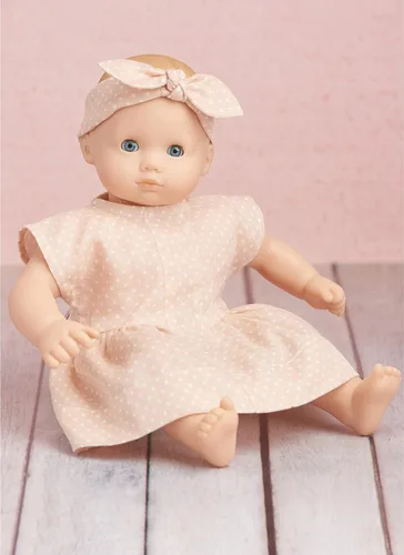 Vista 8 de Simplicity Kit de patrón de costura de ropa de muñeca de bebé de 15 pulgadas, sombrero y diadema, código S9727, multicolor