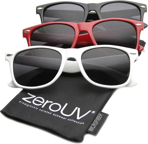 Vista 2 de Gafas clásicas de los años 80, retro, con borde de cuerno grande