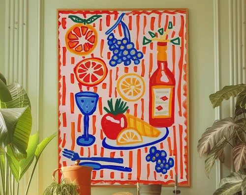 Vista 13 de Billiards Club Retro Wall Art Print in Psychedelic 70s Style, Cue Ball and Pool Table Artwork for Living Room, Game Room or Home Office Decor