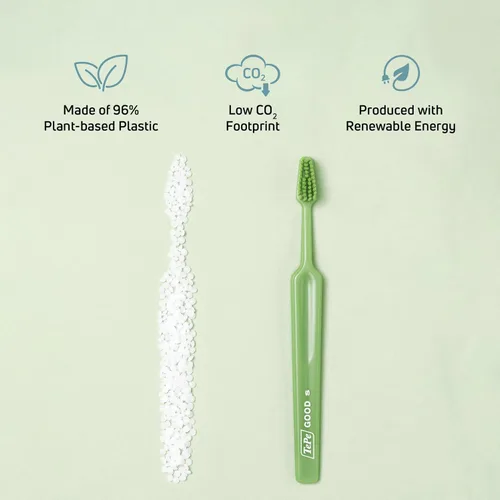 Vista 6 de TEPE Good - Cepillo de dientes de cerdas suaves para adultos y adolescentes, paquete de 1, regular