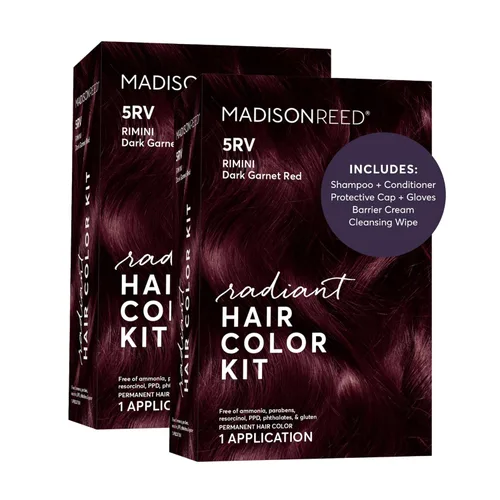 Vista 23 de Madison Reed - Kit de tinte radiante para el cabello, tinte permanente para el cabello, 100 % cobertura de canas, sin amoníaco, negro Parma 2.5NNN