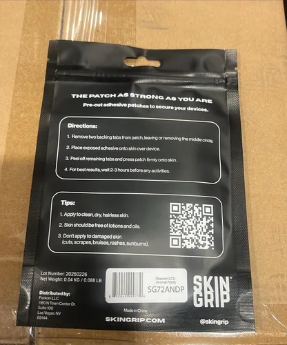 Vista 8 de Skin Grip Parches adhesivos para Dexcom G7 y Stelo CGM con recorte, cubierta impermeable y resistente al sudor para sensor continuo de monitor