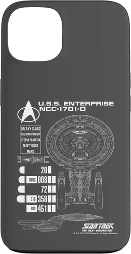 Vista 7 de Star Trek: The Next Generation U.S.S. Enterprise NCC-1701-0 Case for iPhone 17