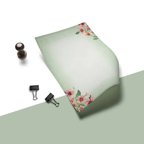 Vista 4 de Papel de escritura de papelería, juego de 100 notas florales para invitación de bricolaje, invitaciones perfectas para despedida de soltera