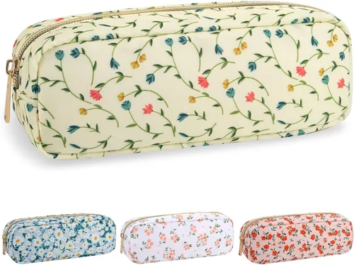 Vista 62 de izuzta Estuche de Maquillaje Pequeño y Delgado de Nylon Mini, cuadriculado, Chico, Viajes