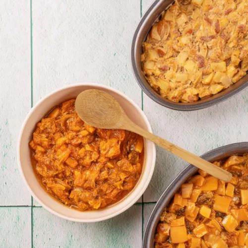 Vista 4 de BambooMN Cuchara de cena reutilizable de bambú sólido de 8 pulgadas, cubiertos de comedor, utensilios de cocina, 10 piezas