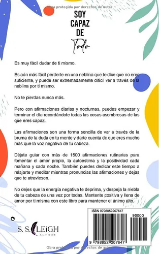 Vista 2 de Soy Capaz de Todo Más de 1.500 Afirmaciones Diarias para Aumentar el Amor Propio, la Autoestima y la Positividad (I Am Capable Project)
