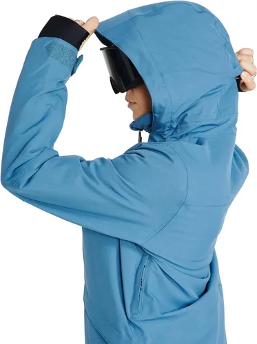 Vista 11 de Volcom Shelter 3D - Chaqueta con capucha para mujer, con aislamiento elástico, para snowboard, esquí, invierno