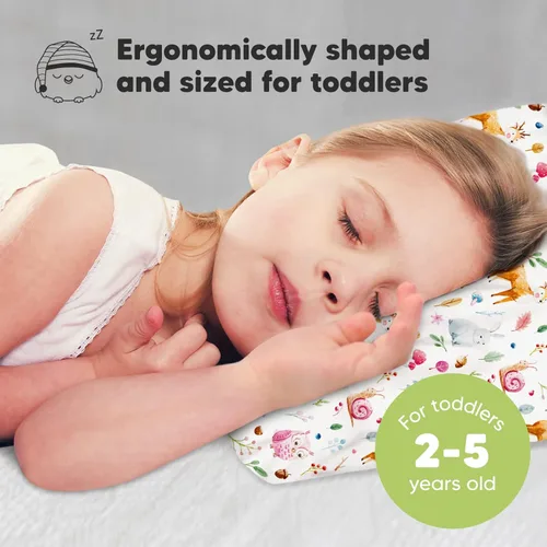 Vista 67 de KeaBabies - Almohada con funda para niños pequeños, almohada My Little Dreamy de 13 x 18 pulgadas (ABC Land)