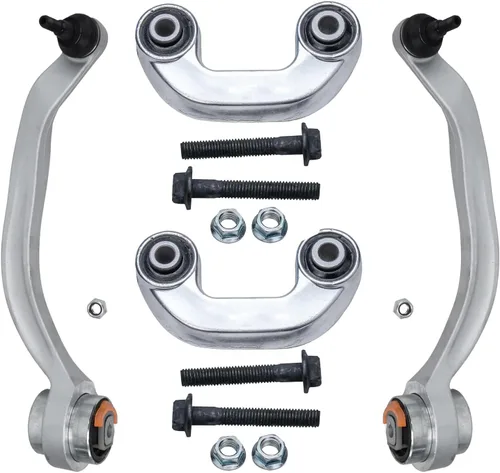 Vista 189 de Detroit Axle - Kit de 4 brazos de control de extremo delantero para Dodge Dart 13-16, Chrysler 200 15-17, 2 brazos de control inferiores, 2 extremos