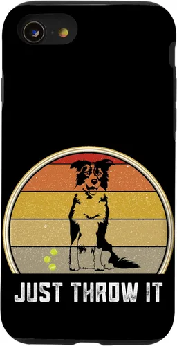 Vista 18 de iPhone 16 Just Throw It Border Collie Women Men Herding Dog Ball Fetch Case