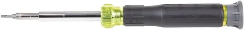 Vista 12 de Klein Tools 32314 Destornillador electrónico, 14 en 1 con 8 puntas de precisión, ranurado, Phillips y brocas TORX a prueba de manipulación, 6 llaves