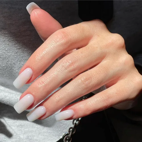Vista 95 de Uñas postizas a presión negras de longitud media y forma cuadrada, Xcreando uñas postizas acrílicas estilo ataúd de longitud media, uñas adhesivas