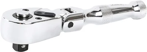 Vista 10 de ARES 42043 - Trinquete Compacto de Cabeza Flexible - Trinquete de Accionamiento de 1/4 de Pulgada de 72 Dientes - Construcción de Acero al Cromo