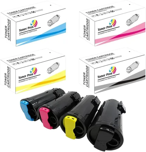 Toner Pros (TM remanufacturado [alta capacidad] Reemplazo de tóner para impresoras Xerox Versalink C600 C605 (paquete de 4 colores: 106R03896,