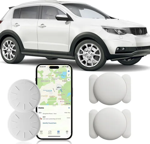 Vista 10 de Dispositivo rastreador para vehículos, rastreador de automóvil GPS, sin tarifa mensual, localizador de automóvil antipérdida, funciona con Find