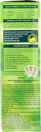 Vista 4 de Naturtint, Tinte permanente para el cabello castaño dorado, 5.6 onzas líquidas