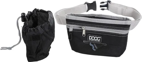 Vista 7 de DOOG Bolsa con clip para perros (pequeña), bolsa compacta de recompensa para entrenamiento de cachorros con clip seguro para la cintura, cierre